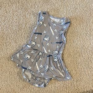 Adorable baseball romper